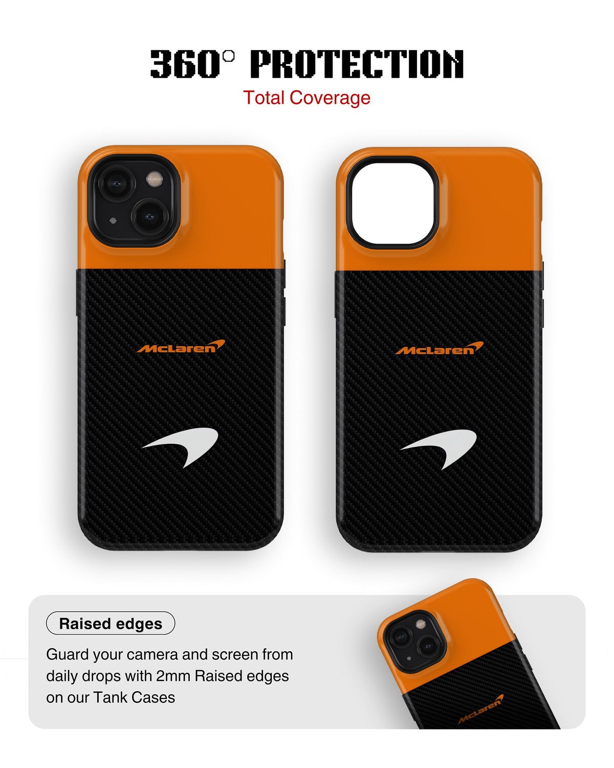 iPhone 14 Tank Case | Formula 1 (McLaren Carbon)