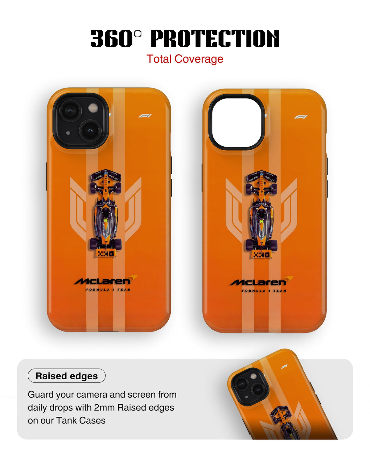 iPhone 15 Plus Tank Case | Formula 1 (McLaren Classics)
