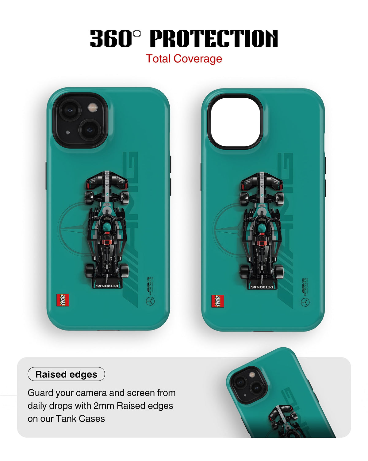 iPhone 15 Plus Tank Case | Formula 1 (Mercedes F1)