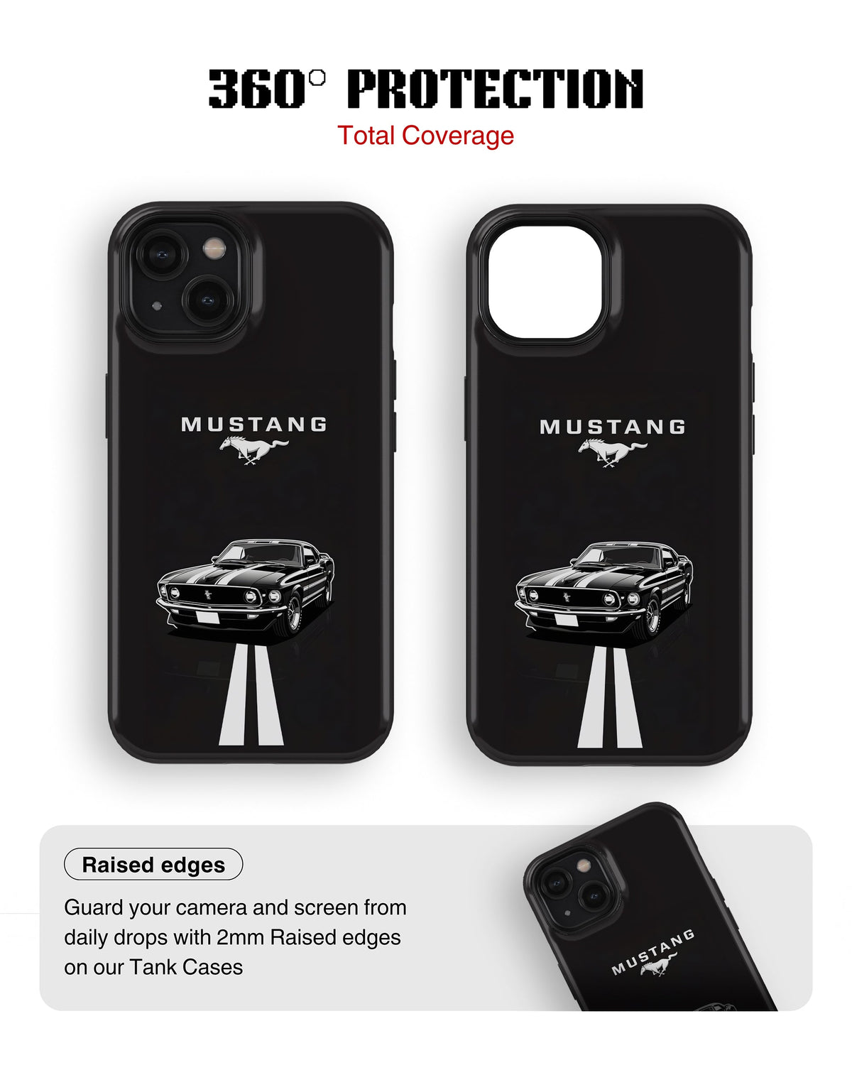 iPhone 14 Plus Tank Case | Sports Car (Mustang)