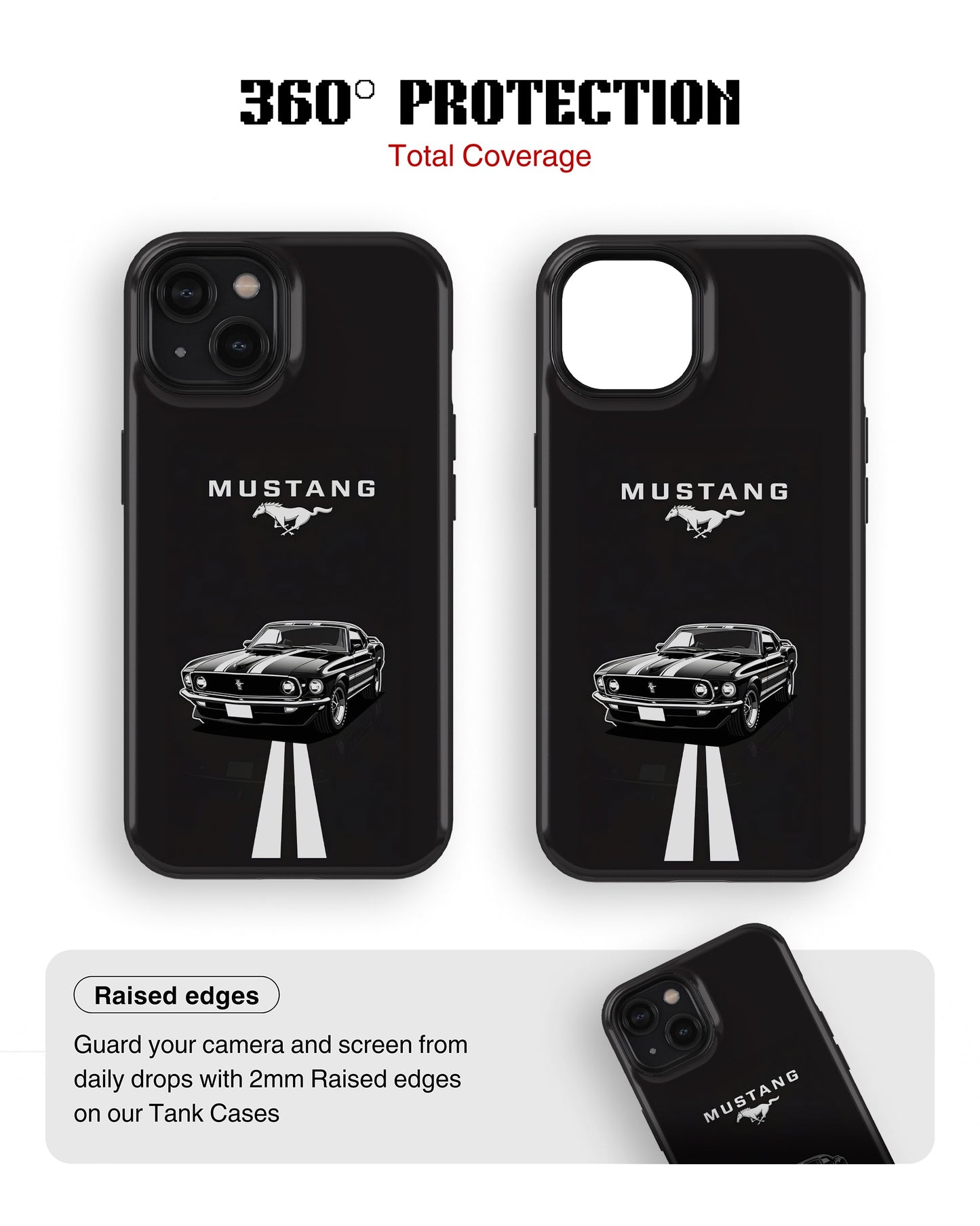 iPhone 14 Plus Tank Case | Sports Car (Mustang)
