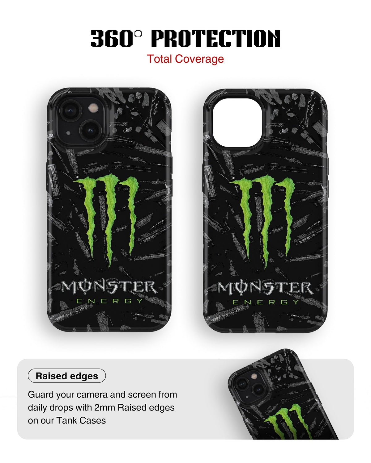 iPhone 14 Plus Tank Case | Modernism (Neon Beast)