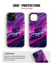 iPhone 15 Plus Tank Case | Sports Car (Neon Velocity)