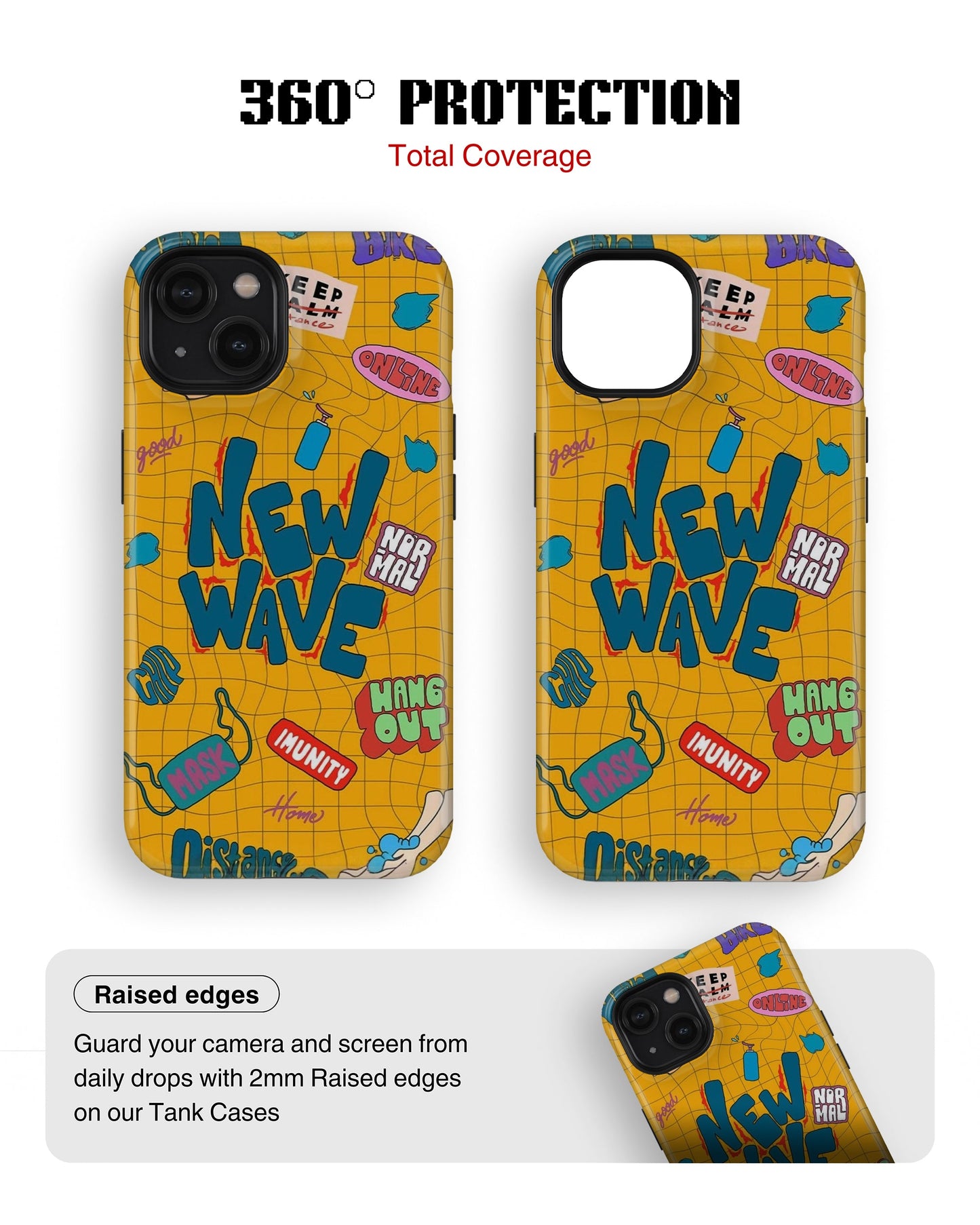 iPhone 13 Mini Tank Case | Modernism (New Wave)