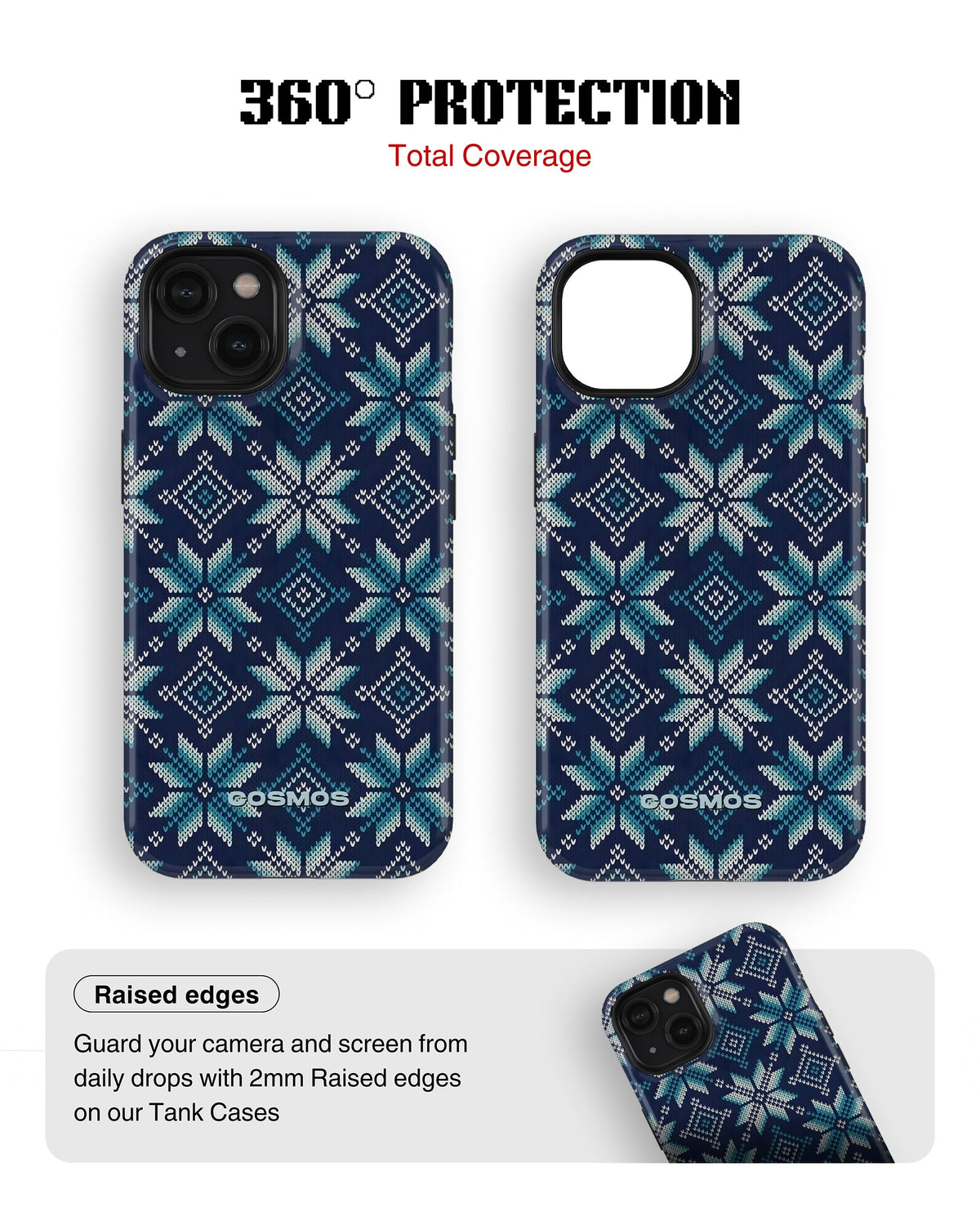 iPhone 13 Mini Tank Case | Textures (Nordic Frost)