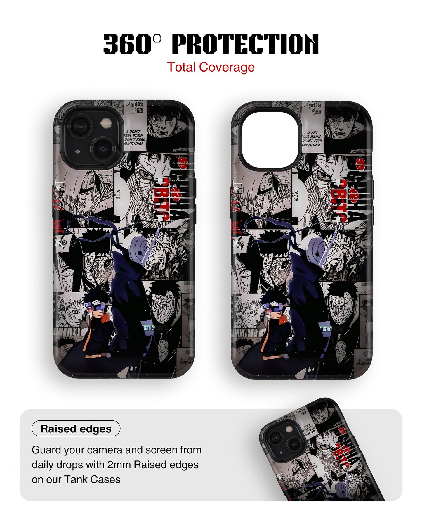 iPhone 15 Plus Tank Case | Anime (Obito)