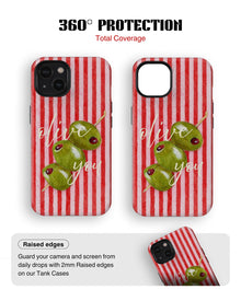 iPhone 13 Tank Case | Girls Aesthetics (Olive Love)