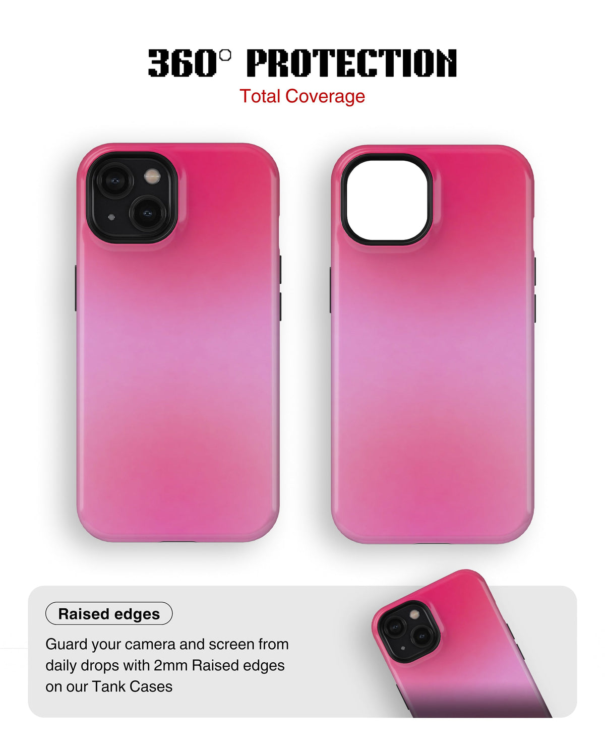 iPhone 13 Mini Tank Case | Girls Aesthetics (Pink Mist)