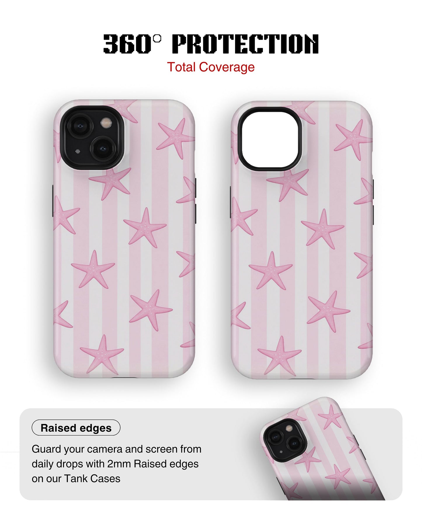 iPhone 13 Mini Tank Case | Girls Aesthetics (Pink Starlet)