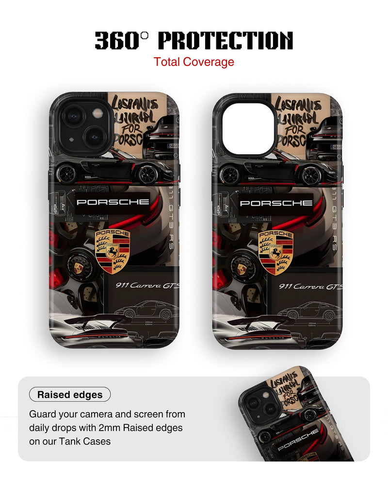 iPhone 15 Plus Tank Case | Sports Car (Porsche Originals)