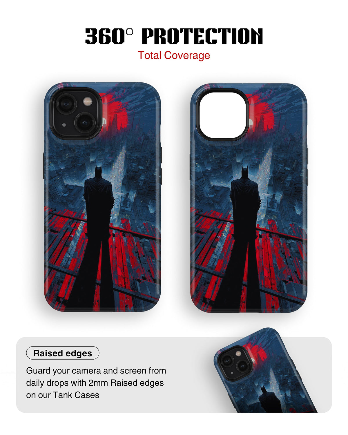 iPhone 13 Mini Tank Case | Superhero (Red Horizon)