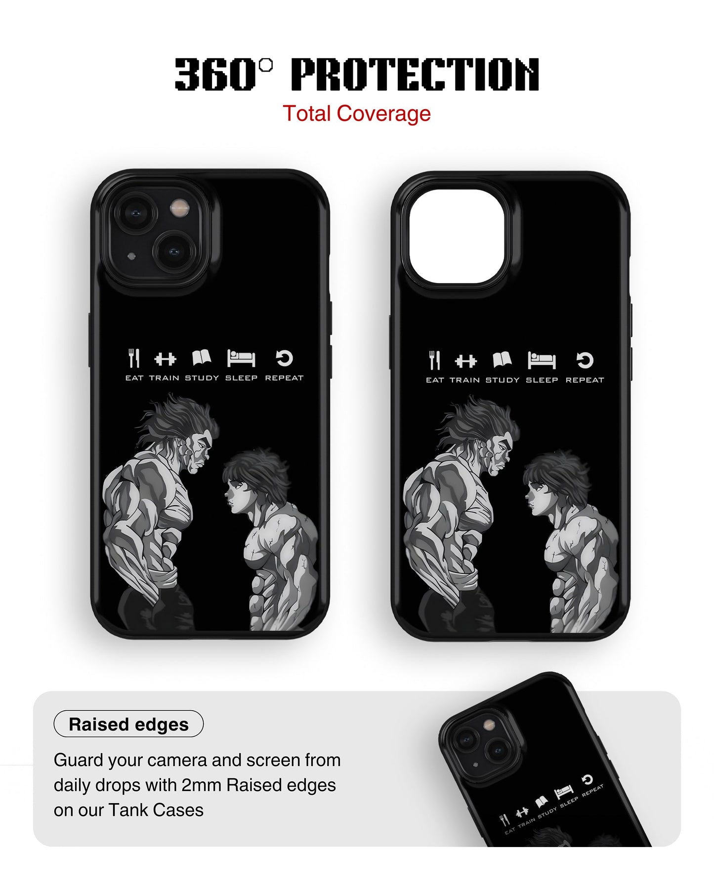 iPhone 13 Mini Tank Case | Anime (Relentless)