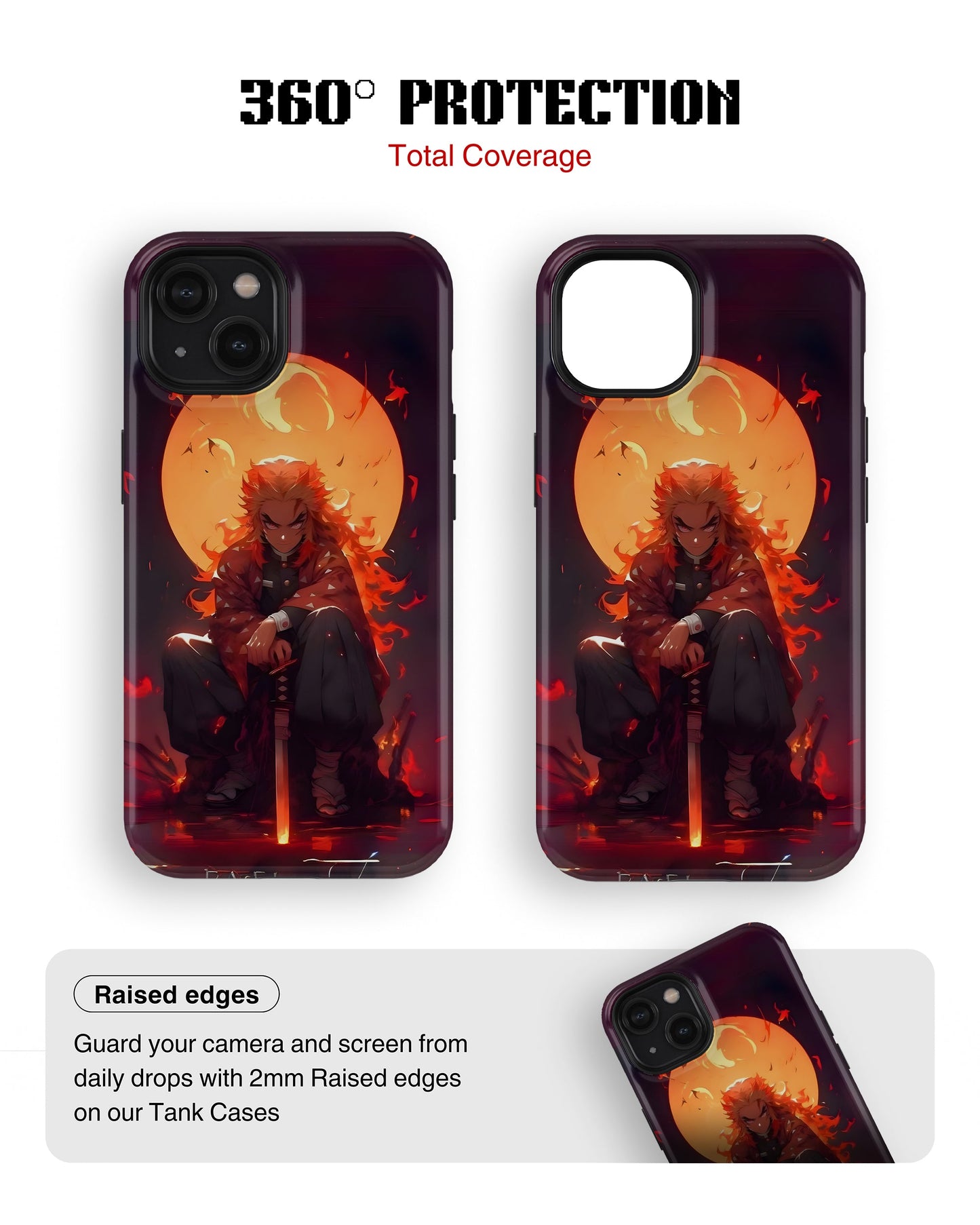 iPhone 14 Plus Tank Case | Anime (Rengoku)