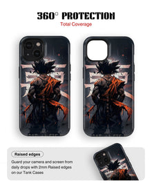 iPhone 14 Plus Tank Case | Anime (Saiyan Resolve)