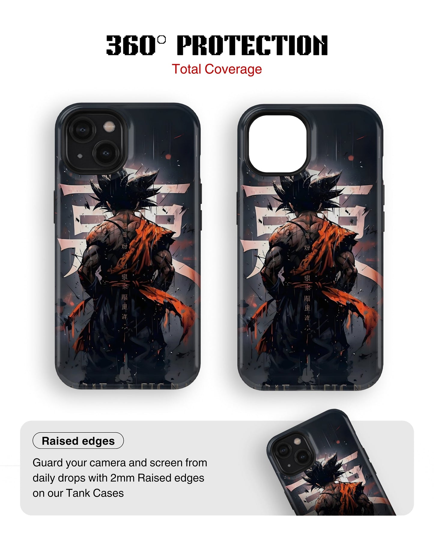 iPhone 13 Mini Tank Case | Anime (Saiyan Resolve)