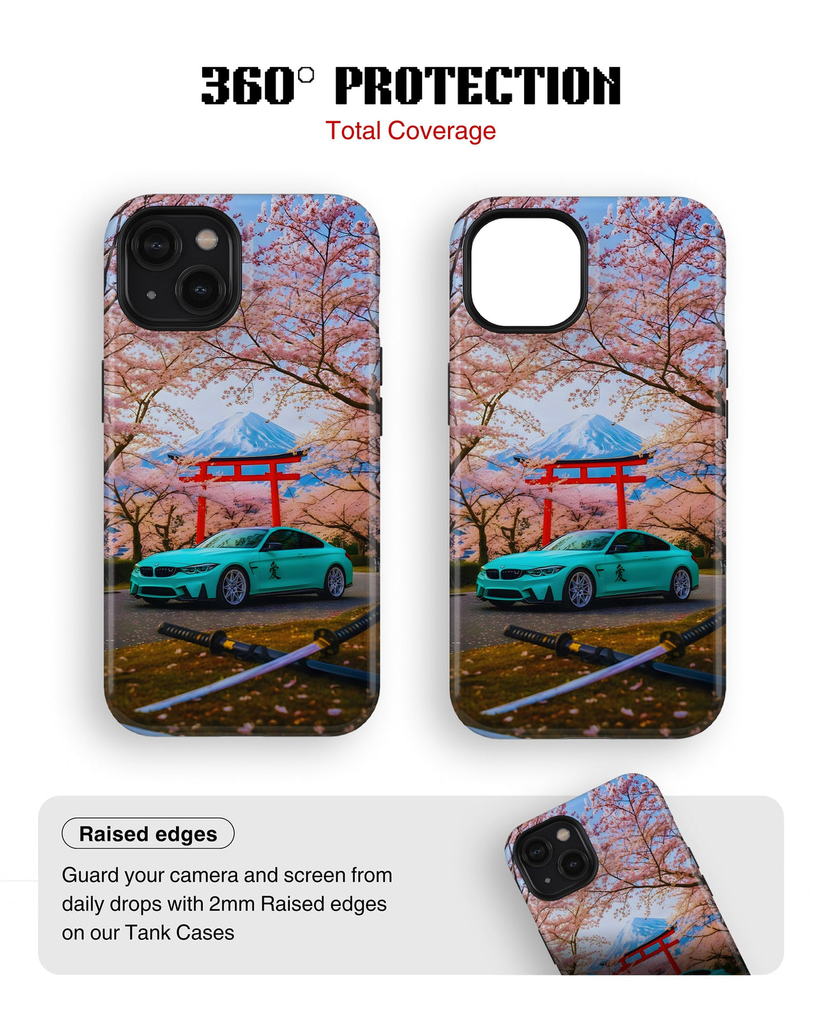 iPhone 14 Plus Tank Case | Sports Car (Sakura Run)