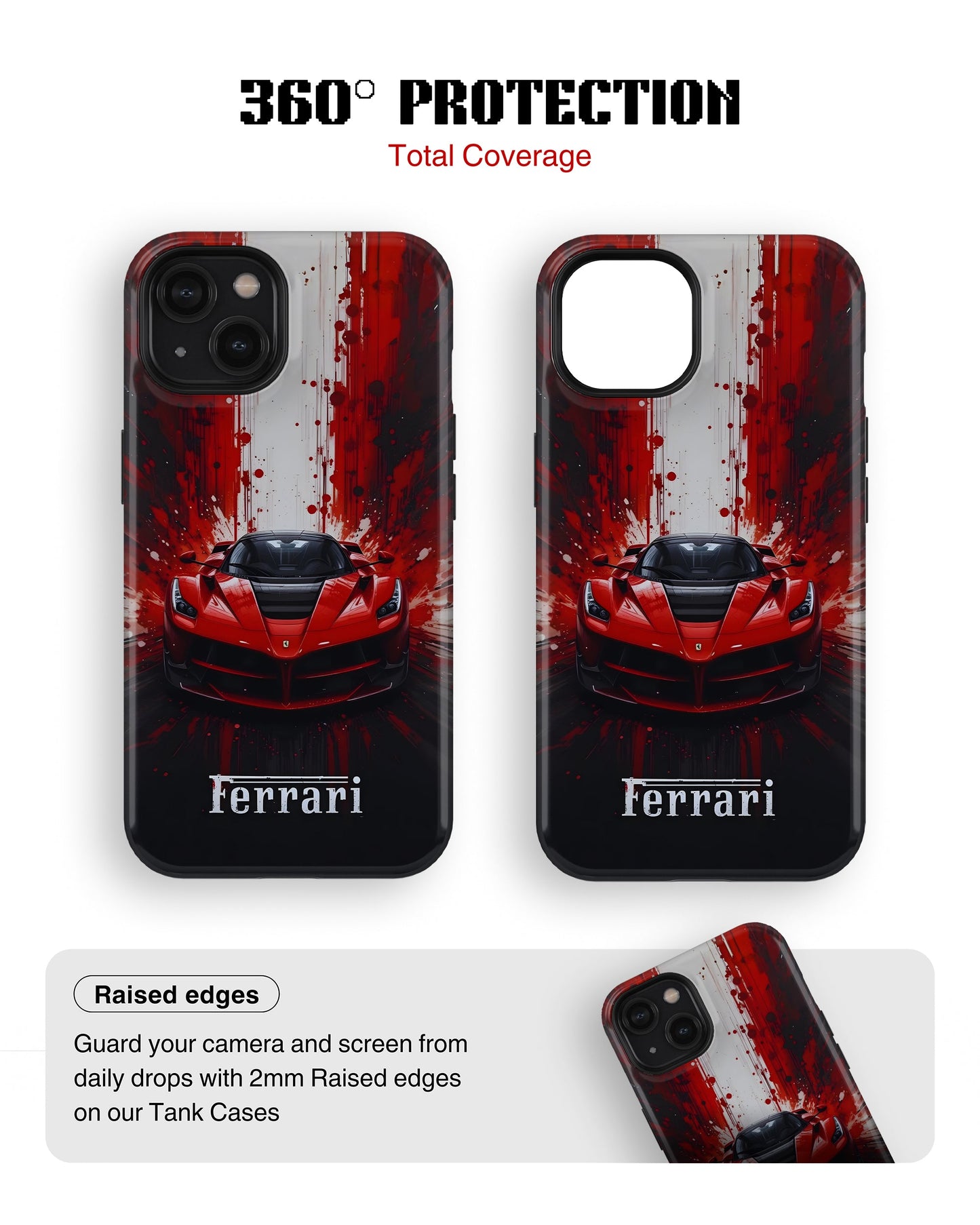 iPhone 14 Plus Tank Case | Sports Car (Scarlet Fury)