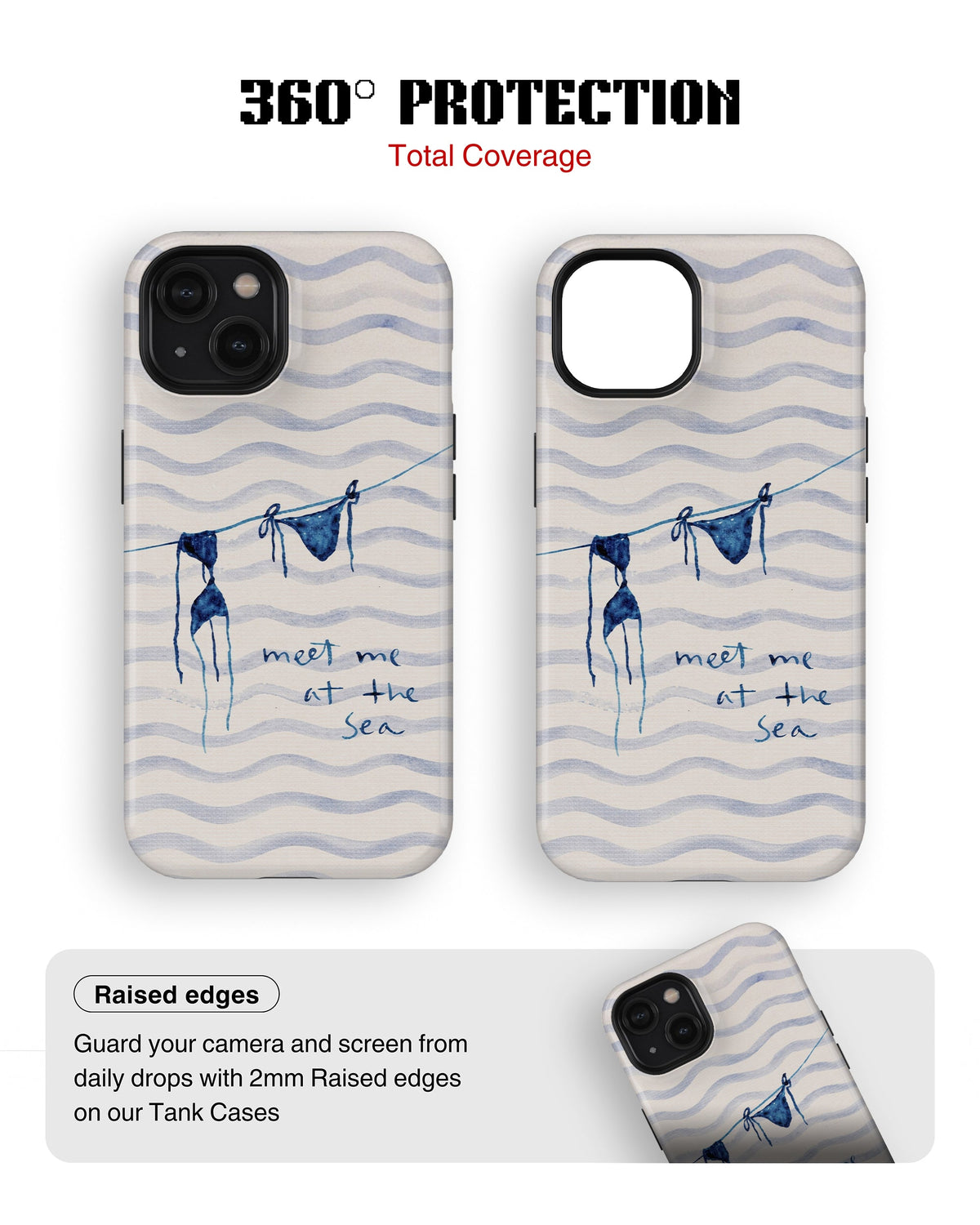 iPhone 13 Tank Case | Girls Aesthetics (Sea Breeze)