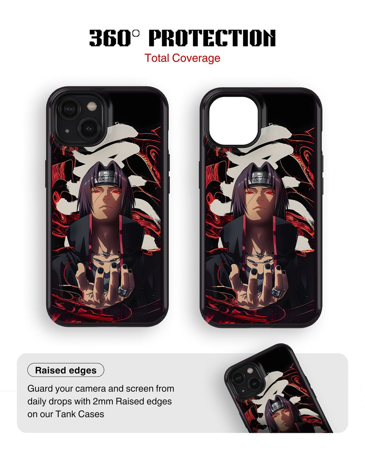 iPhone 13 Mini Tank Case | Anime (Silent Itachi)