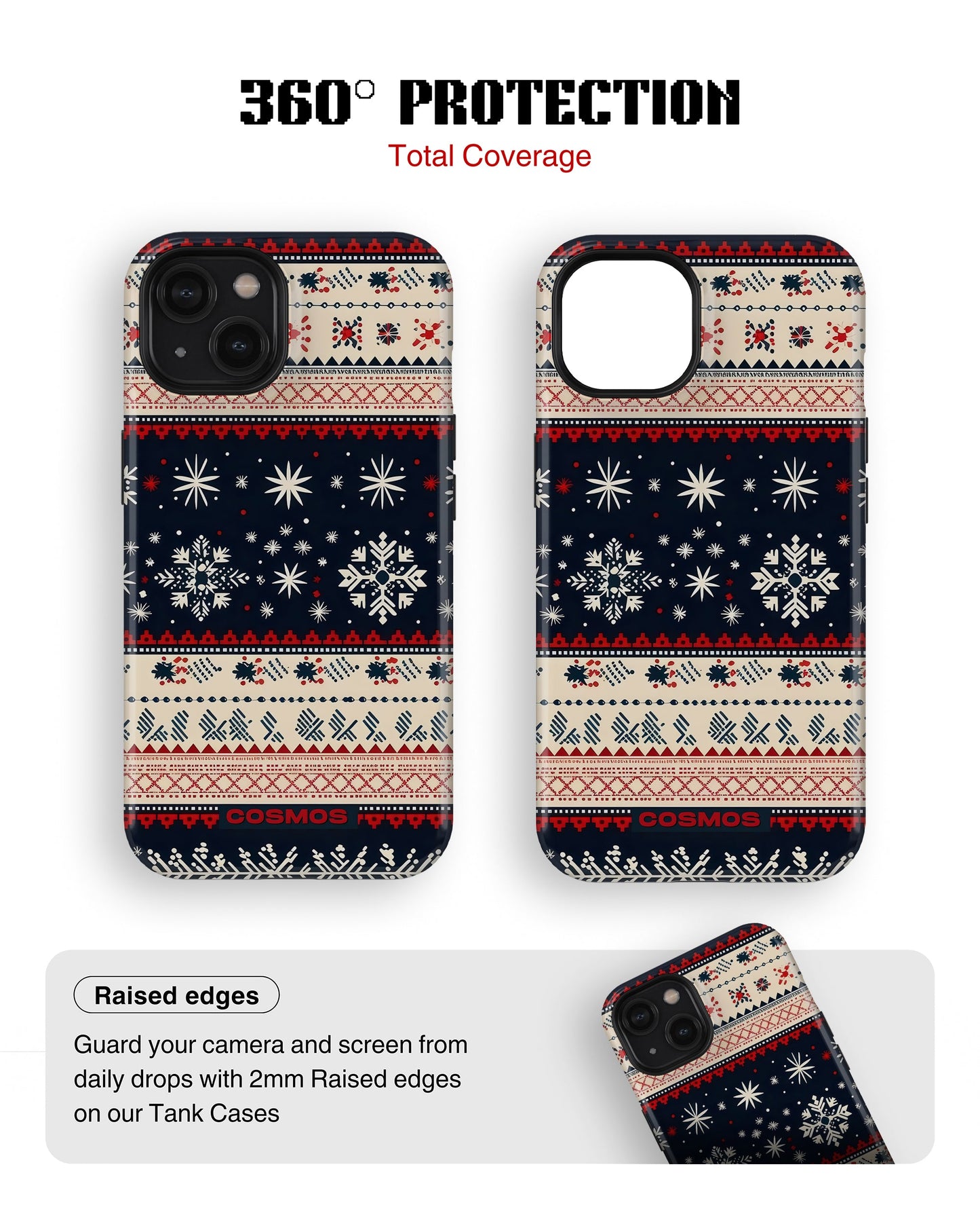 iPhone 13 Tank Case | Textures (Snowfall Classic)