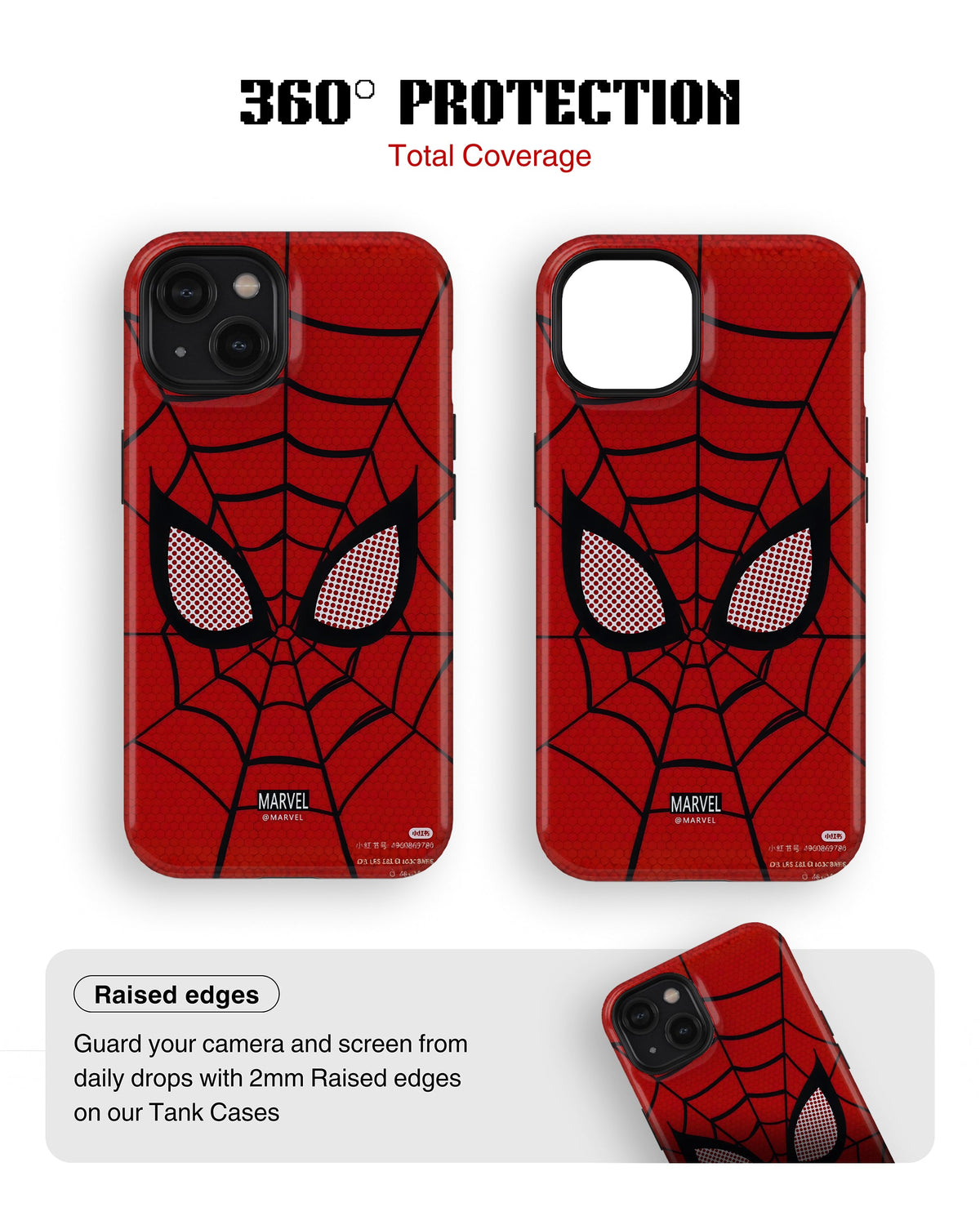 iPhone 13 Mini Tank Case | Superhero (Spider Web)
