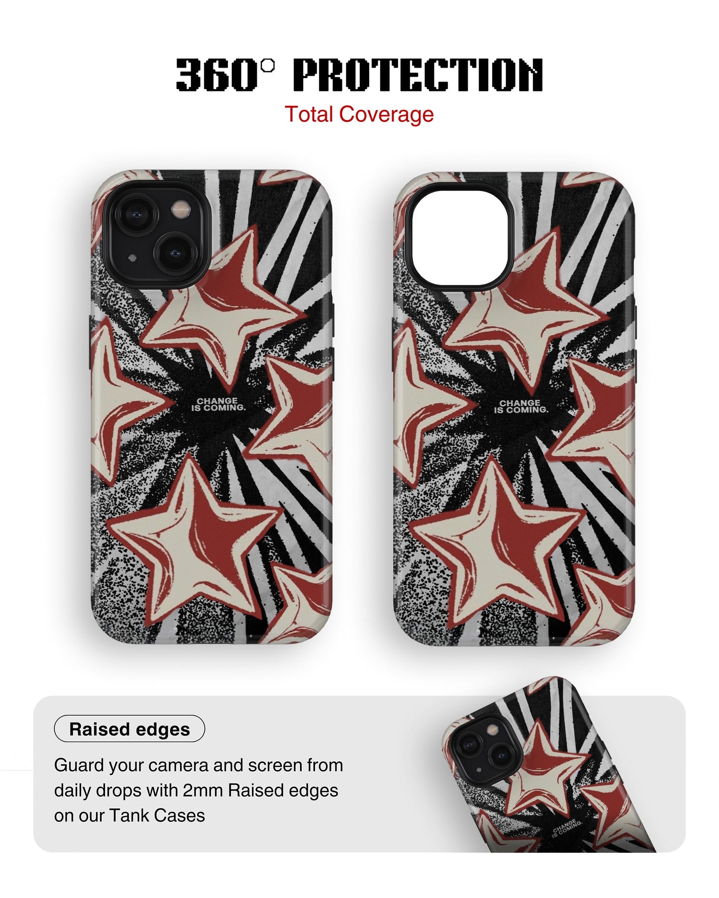 iPhone 14 Plus Tank Case | Modernism (Star Surge)