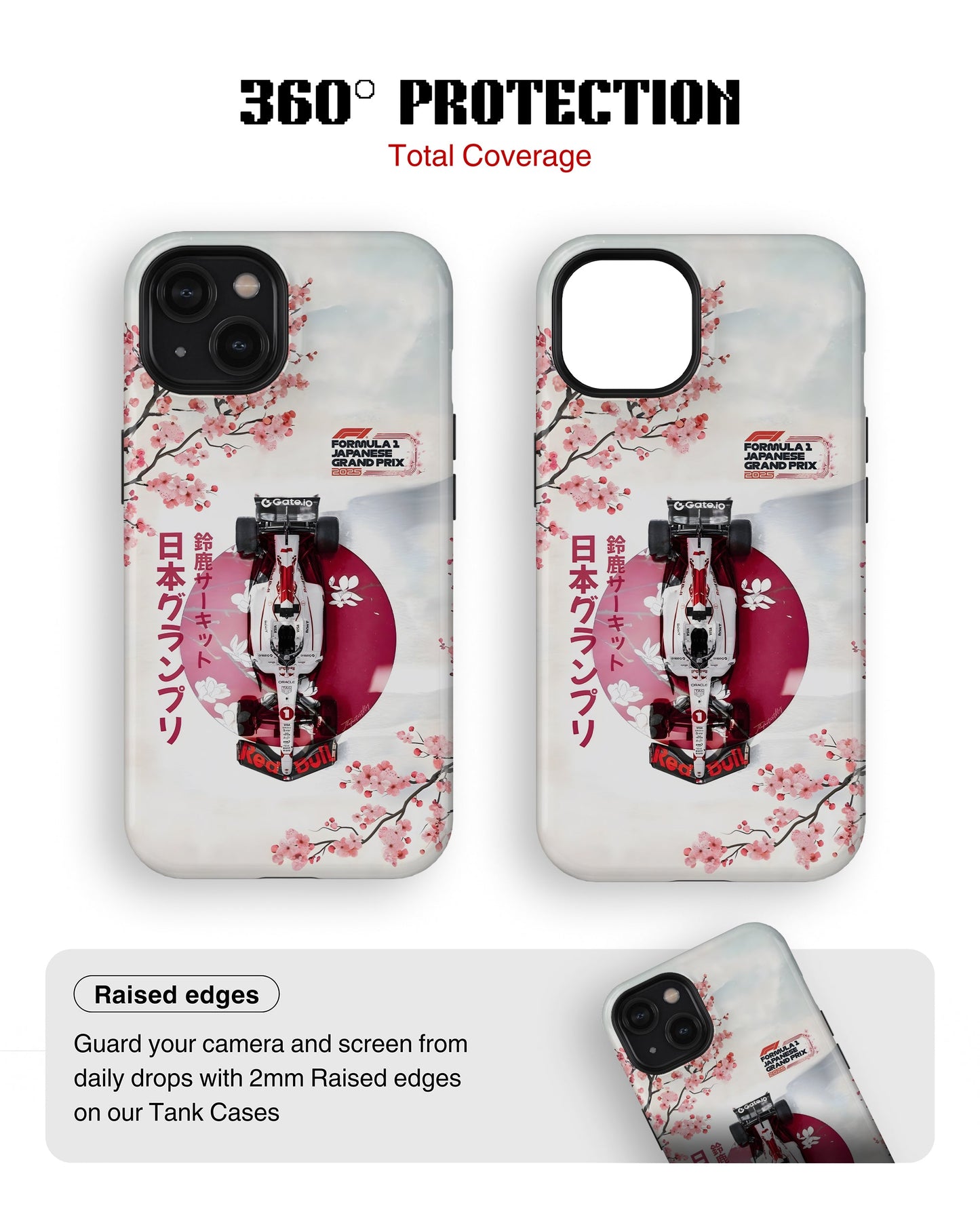 iPhone 15 Plus Tank Case | Formula 1 (Suzuka Grid)