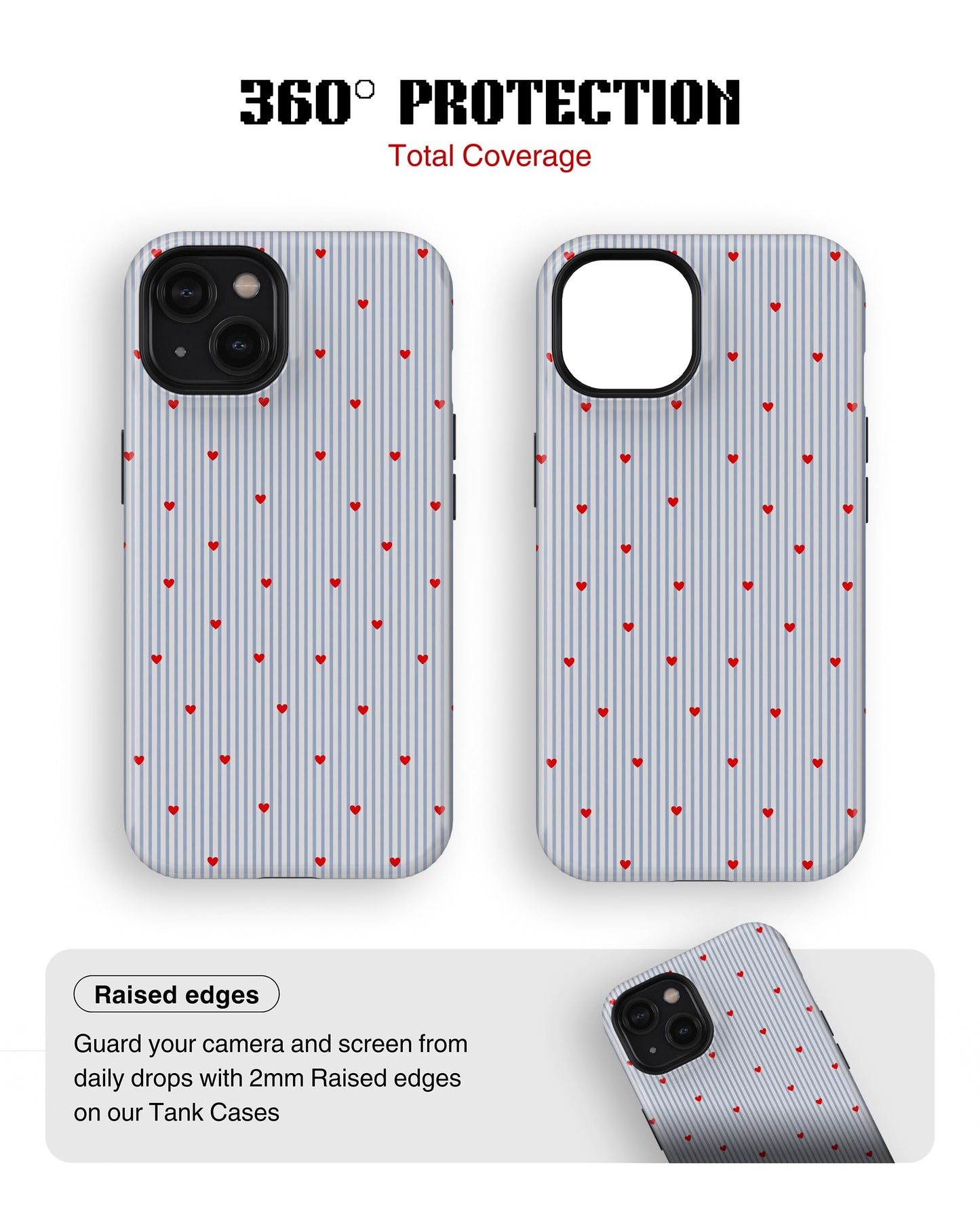 iPhone 13 Tank Case | Girls Aesthetics (Sweet Stripes)
