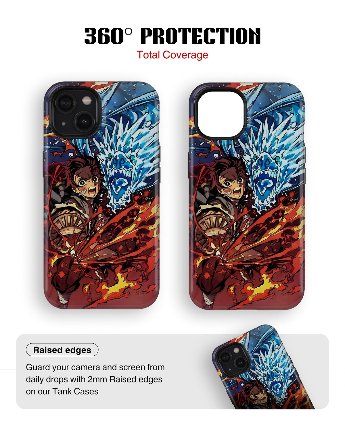 iPhone 13 Mini Tank Case | Anime (Tanjiro)