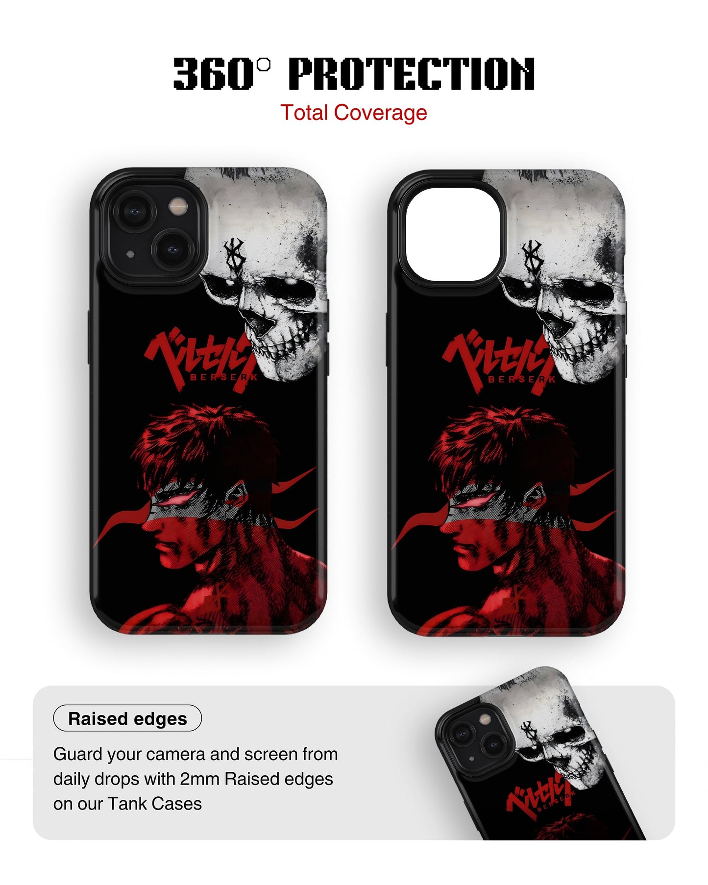 iPhone 15 Plus Tank Case | Anime (The Eclipse)