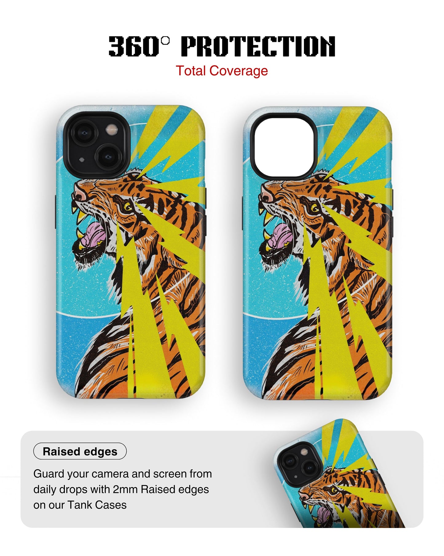 iPhone 13 Tank Case | Modernism (Thunder Roar)
