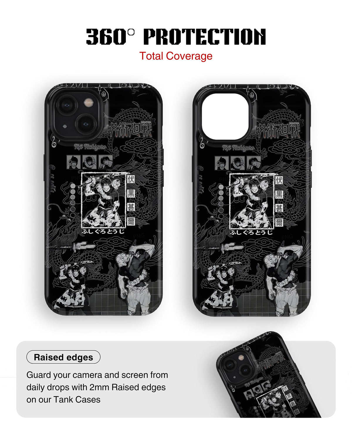 iPhone 14 Plus Tank Case | Anime (Toji Fushiguro)