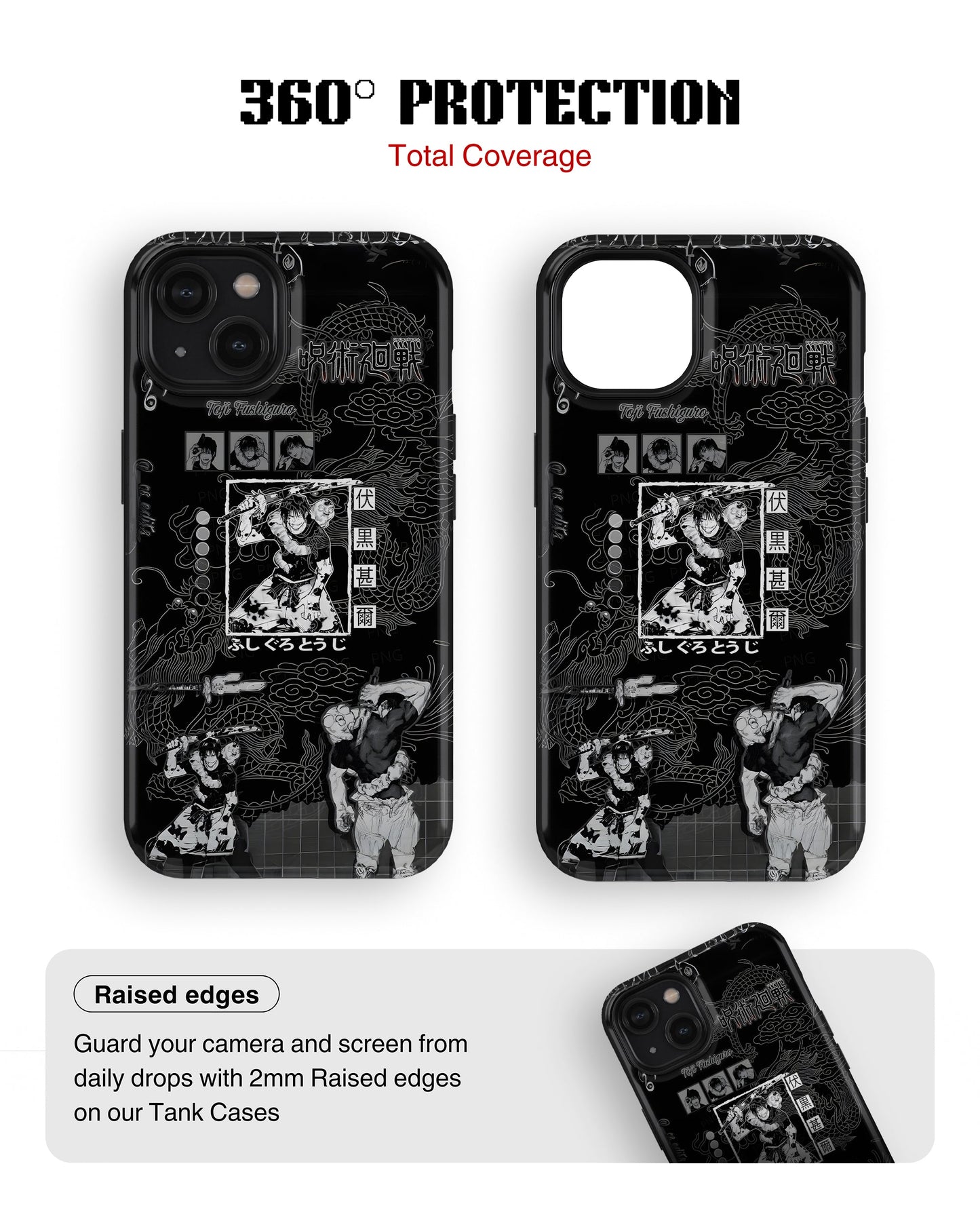 iPhone 14 Tank Case | Anime (Toji Fushiguro)