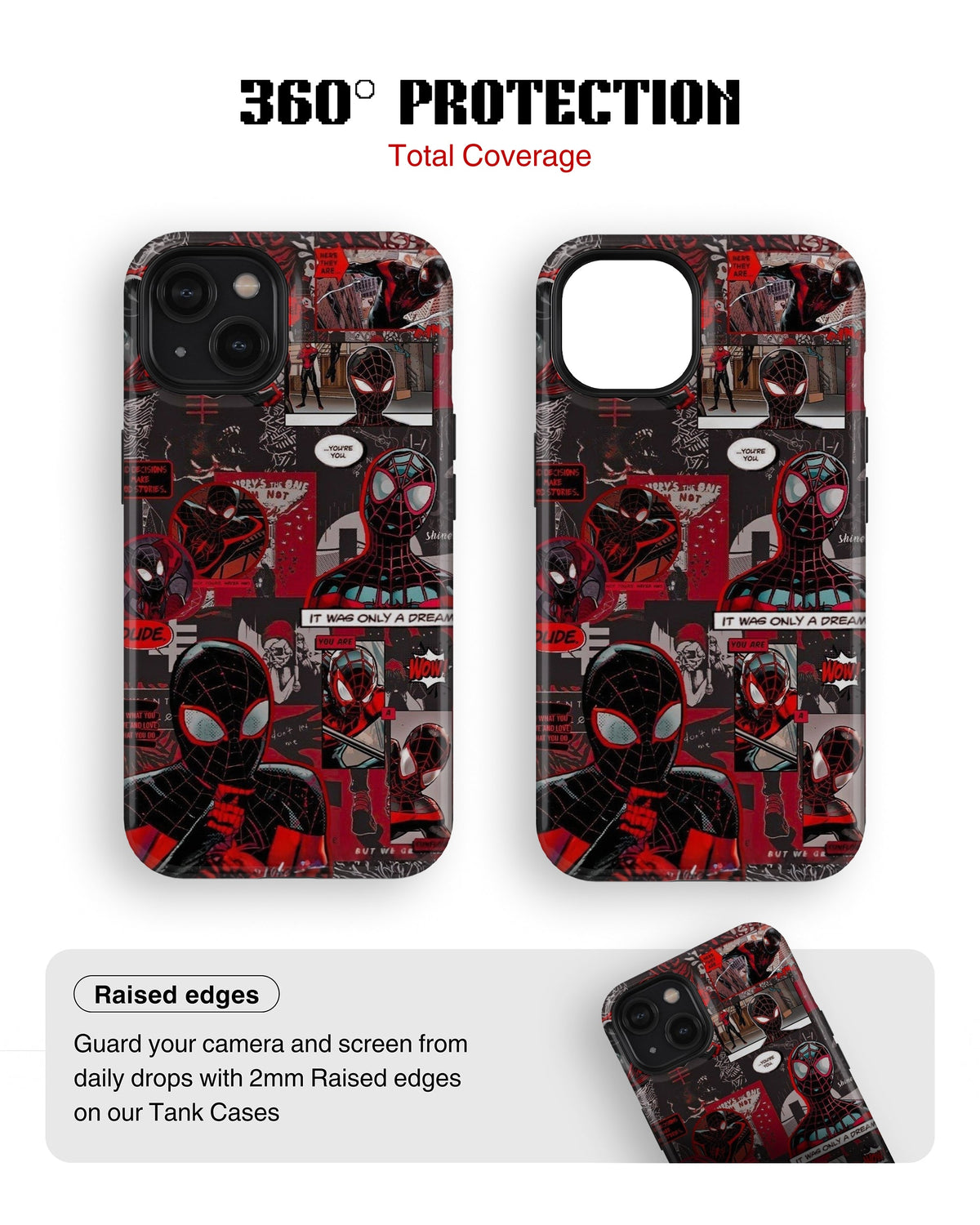 iPhone 15 Plus Tank Case | Superhero (Web Chaos)
