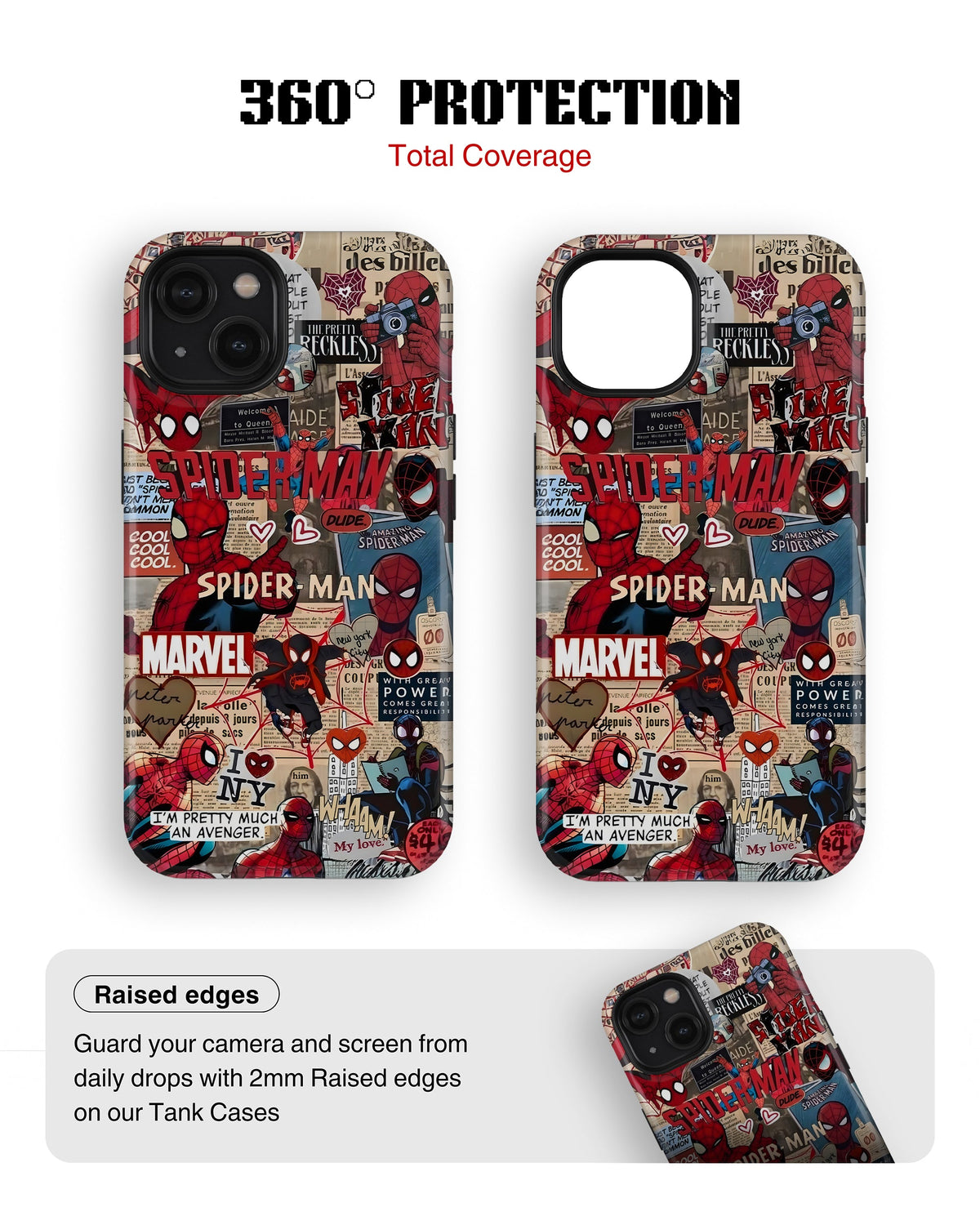 iPhone 14 Plus Tank Case | Superhero (Web Diaries)