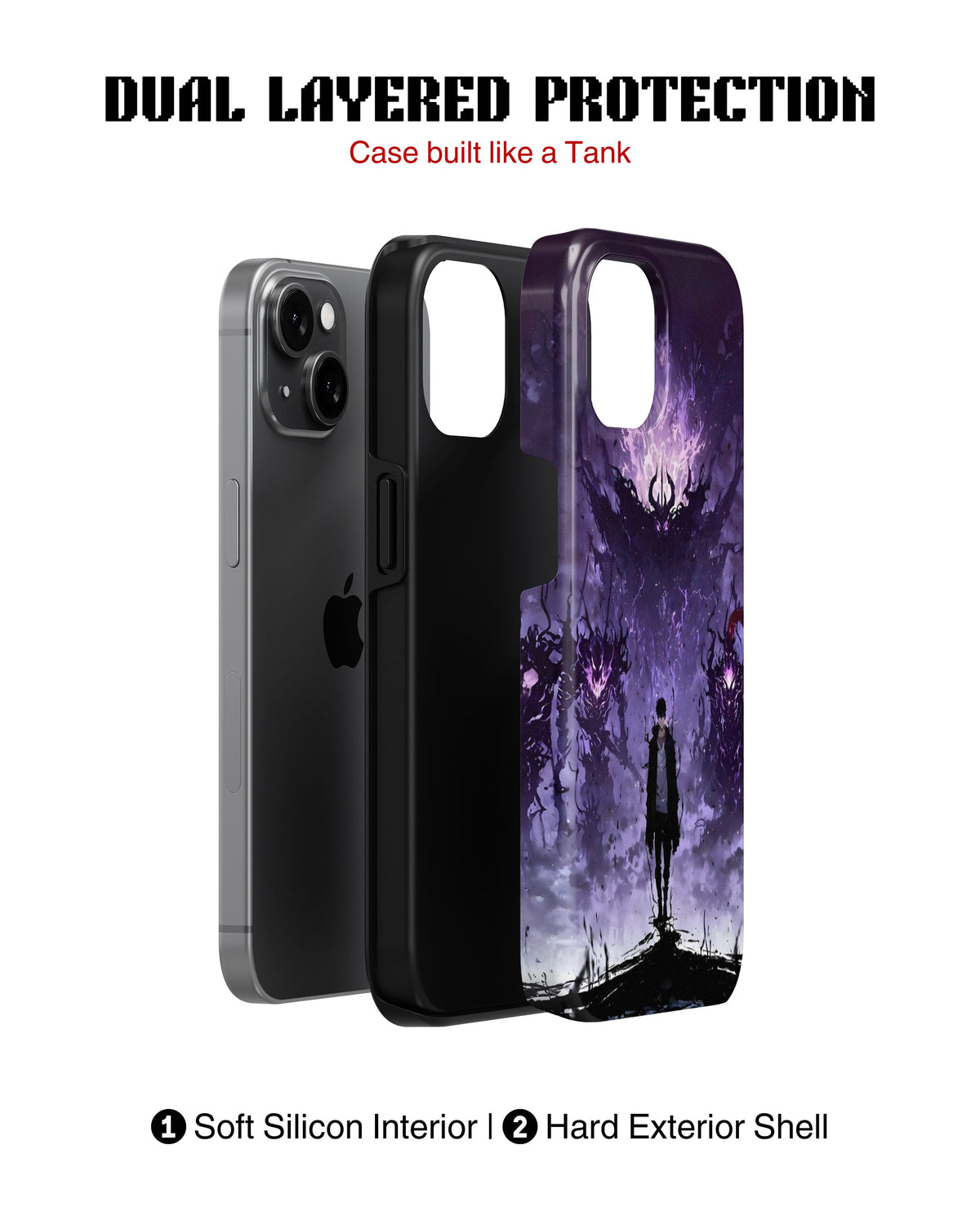 iPhone 16 Plus Tank Case | Anime (Abyss Gate)