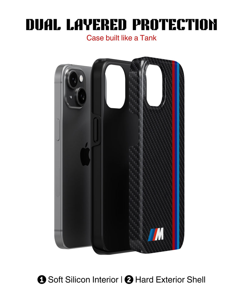 iPhone 13 Tank Case | Sports Car (BMW Carbon)