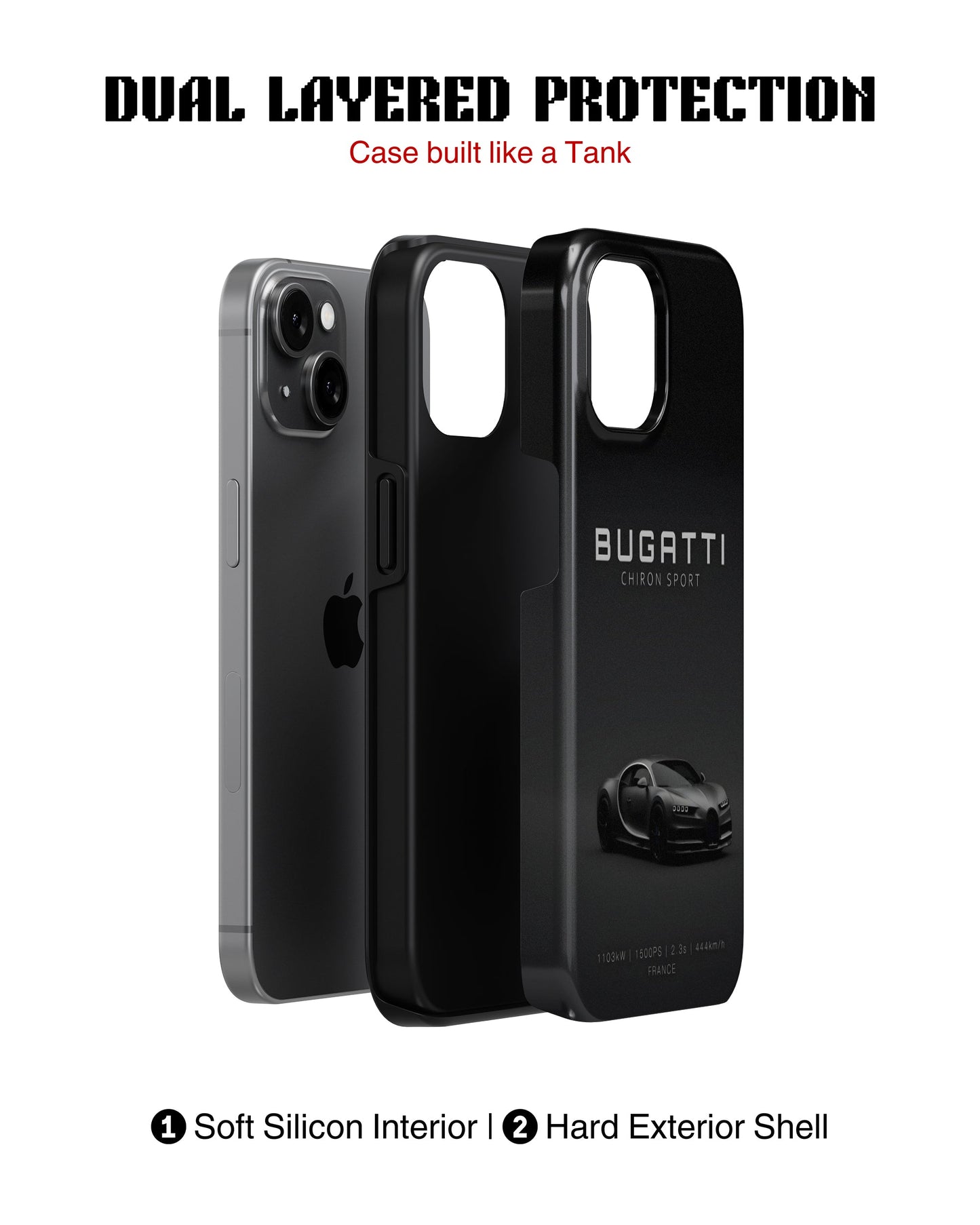iPhone 12 Mini Tank Case | Sports Car (Bugatti)