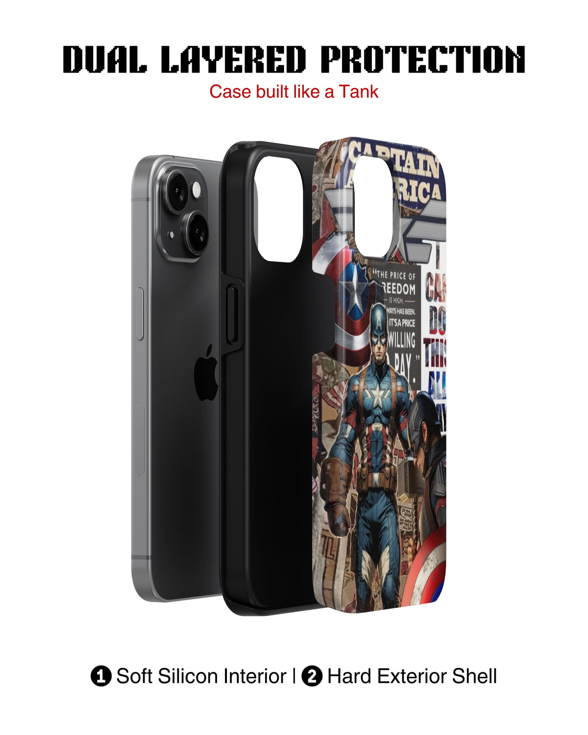 iPhone 13 Tank Case | Superhero (Captain America Originals)