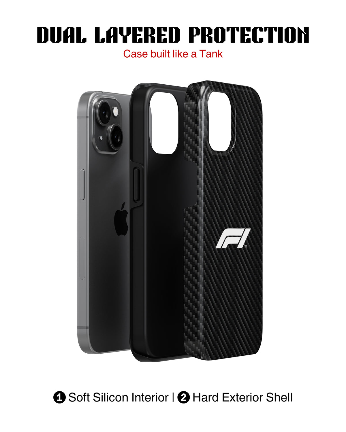 Samsung Galaxy S25 Tank Case | Formula 1 (Carbon Grid)