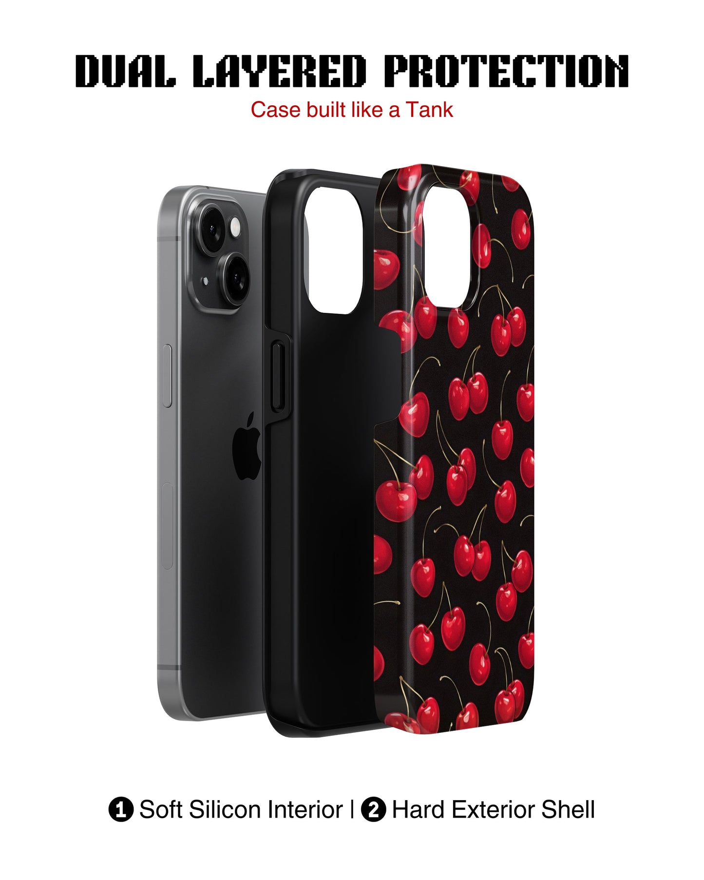 iPhone 14 Tank Case | Girls Aesthetics (Cherry Pop)
