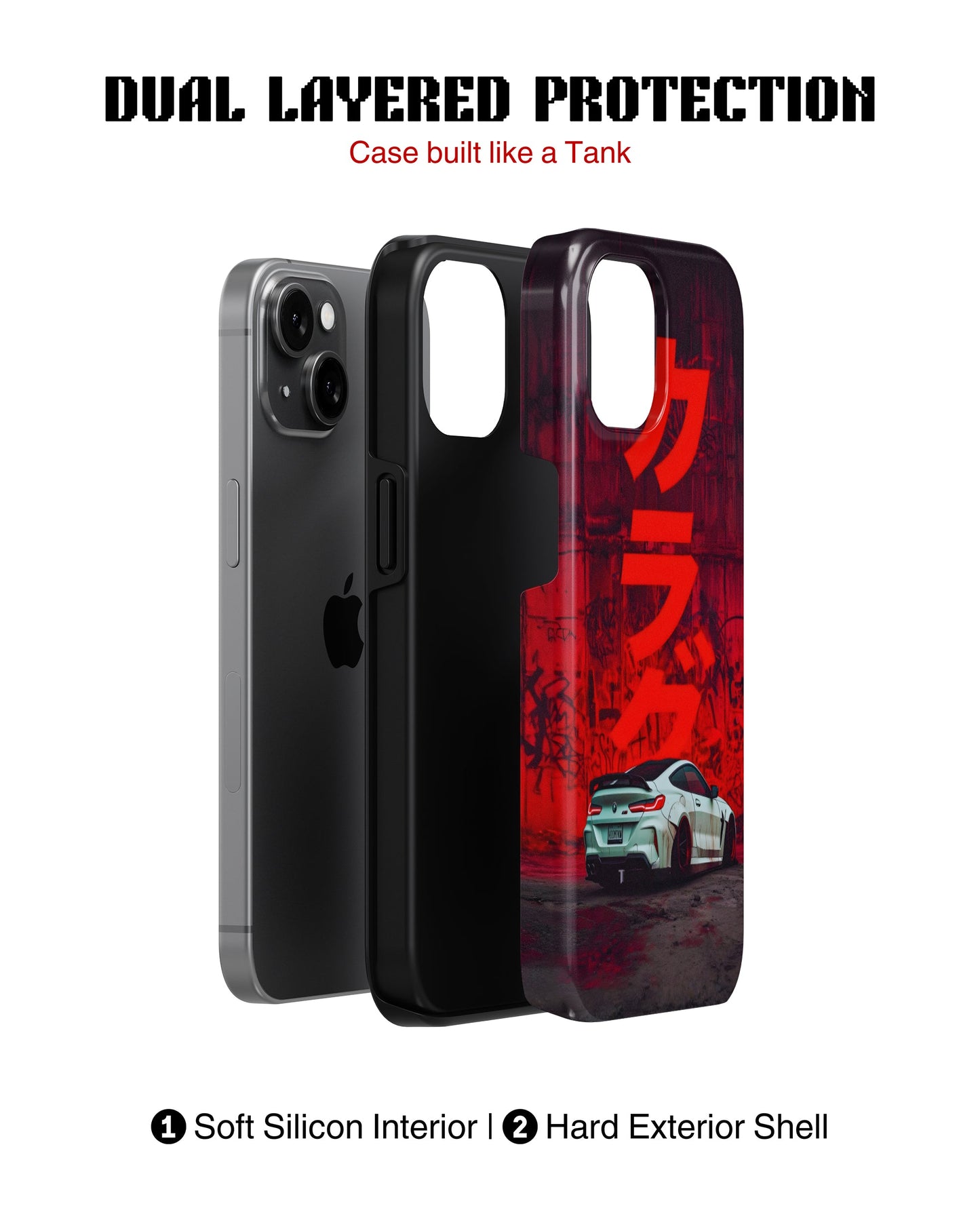 iPhone 12 Mini Tank Case | Sports Car (Crimson Drift)