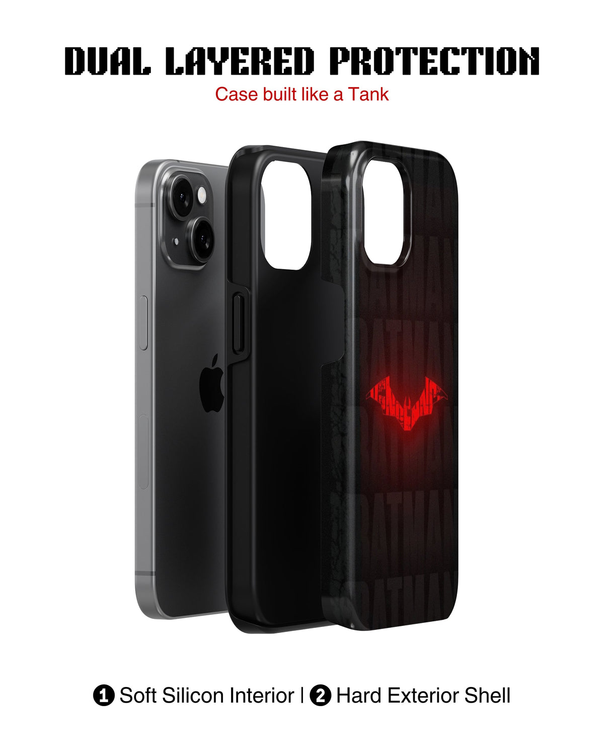 iPhone 16 Tank Case | Superhero (Crimson Signal)
