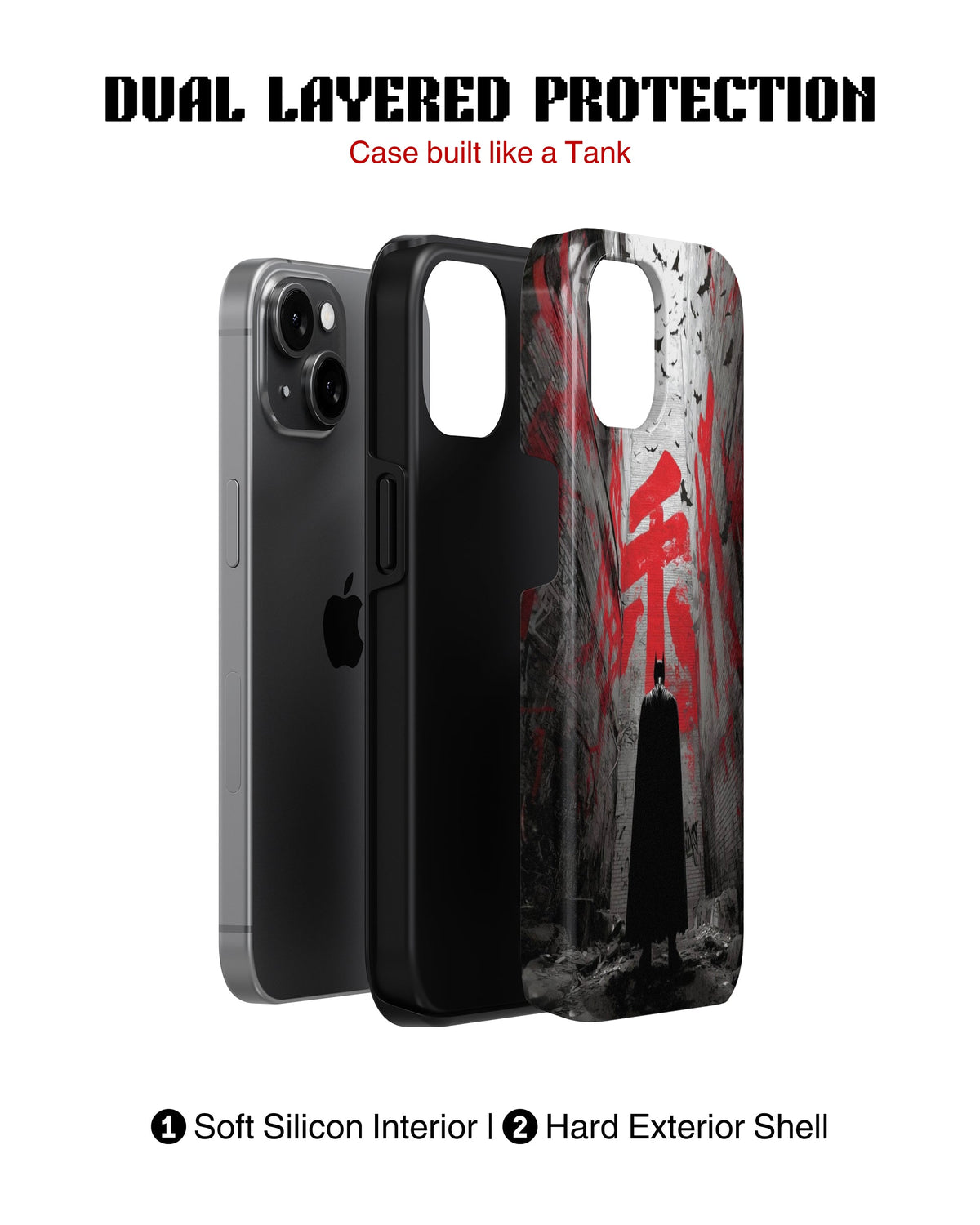 Samsung Galaxy S23 Tank Case | Superhero (Dark Alley)