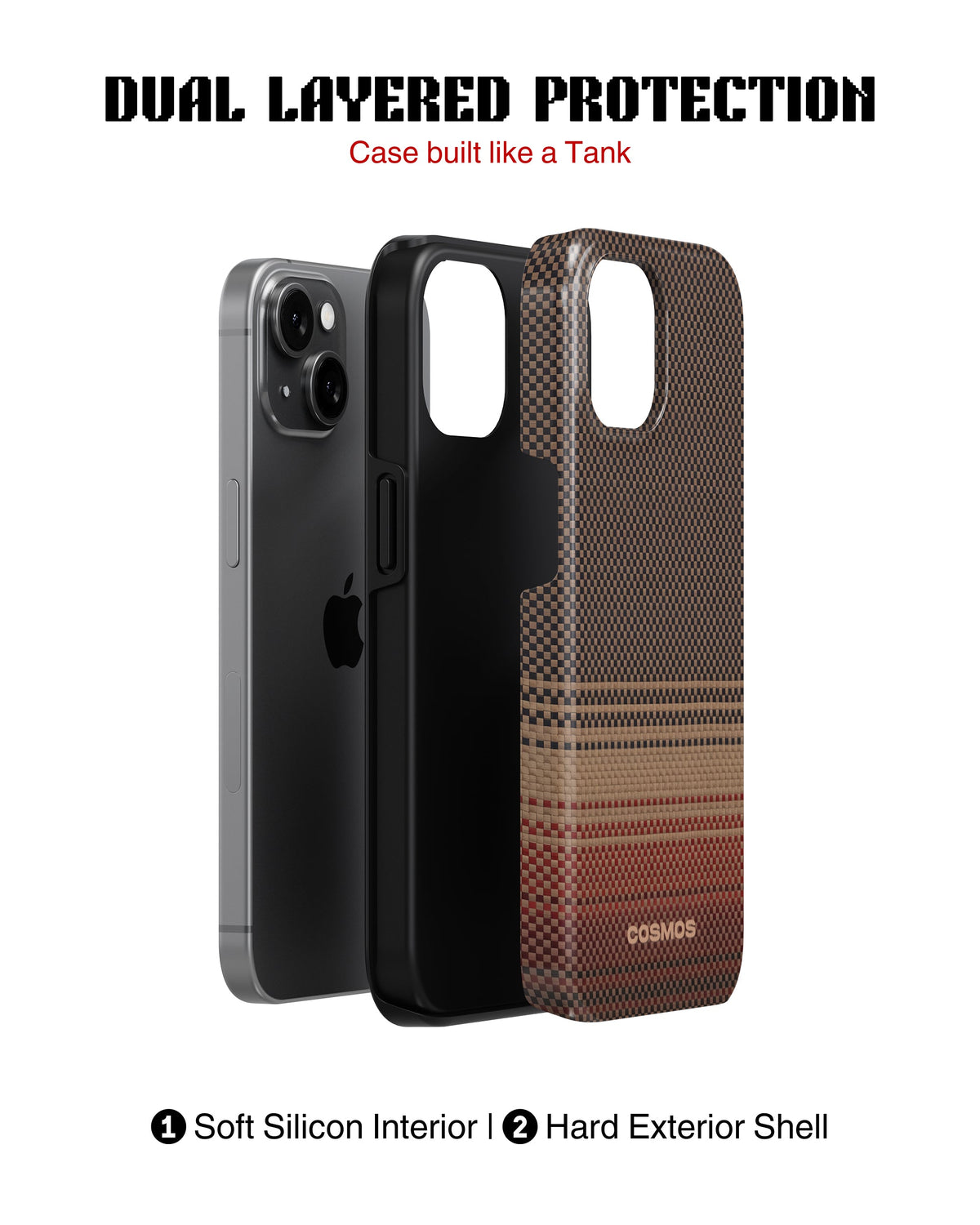 iPhone 16 Tank Case | Textures (Desert Loom)