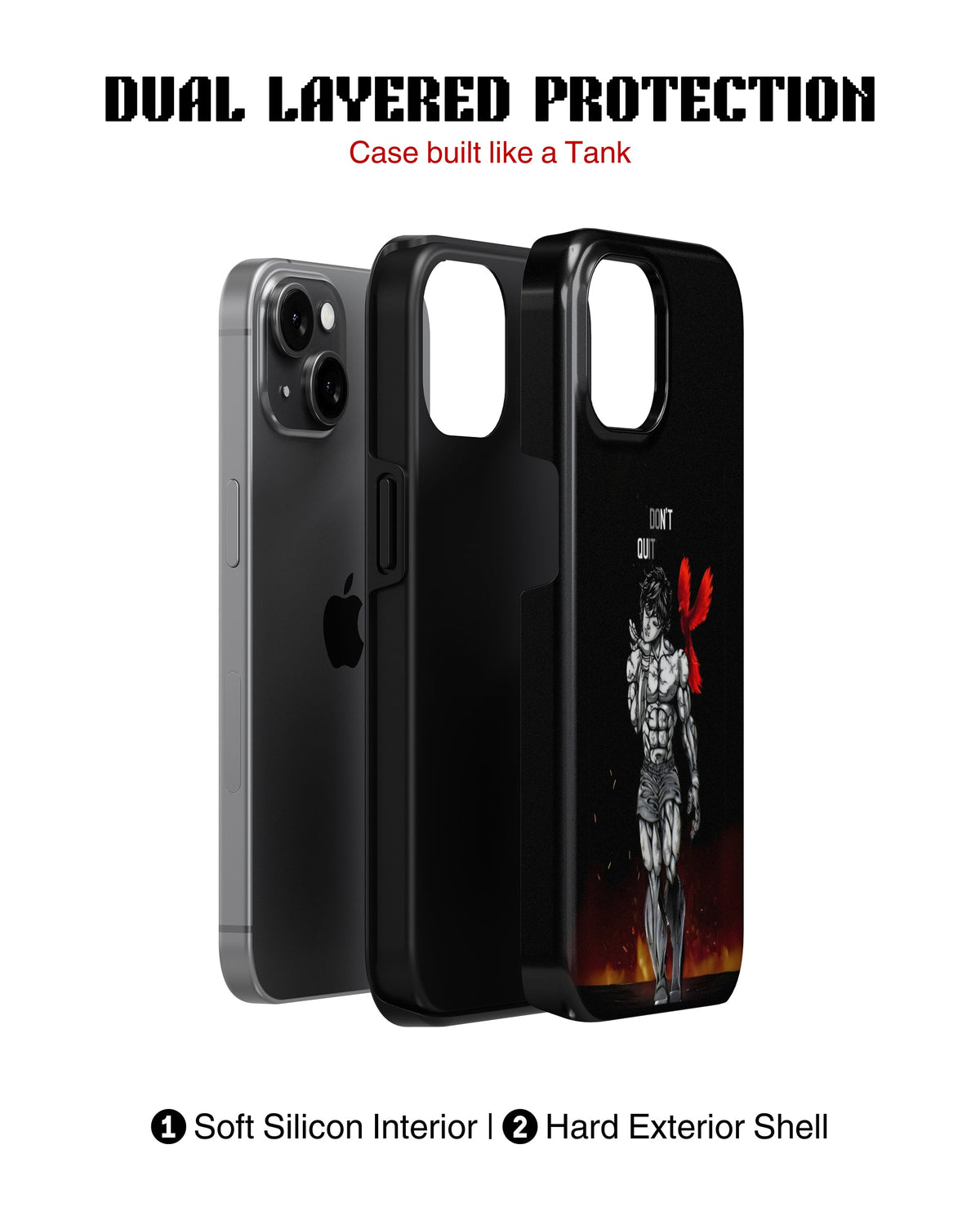 iPhone 11 Tank Case | Anime (Dont Quit)