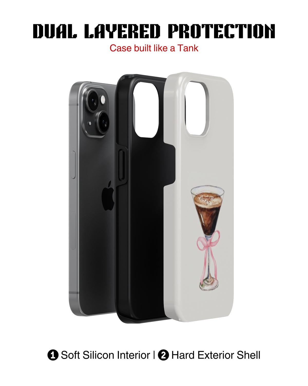 Samsung Galaxy S25 Tank Case | Girls Aesthetics (Espresso Bow)