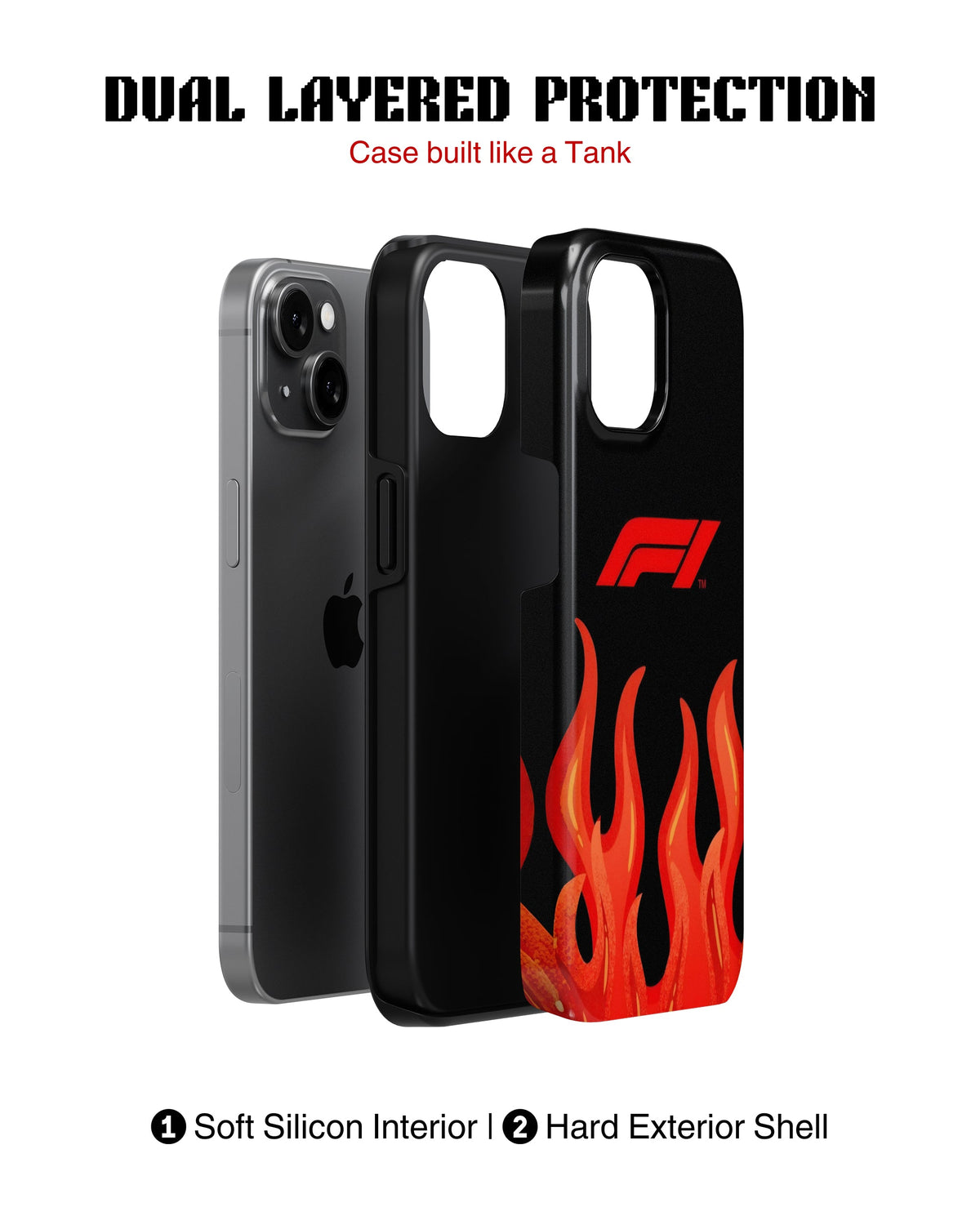 iPhone 14 Tank Case | Formula 1 (F1 Flames)