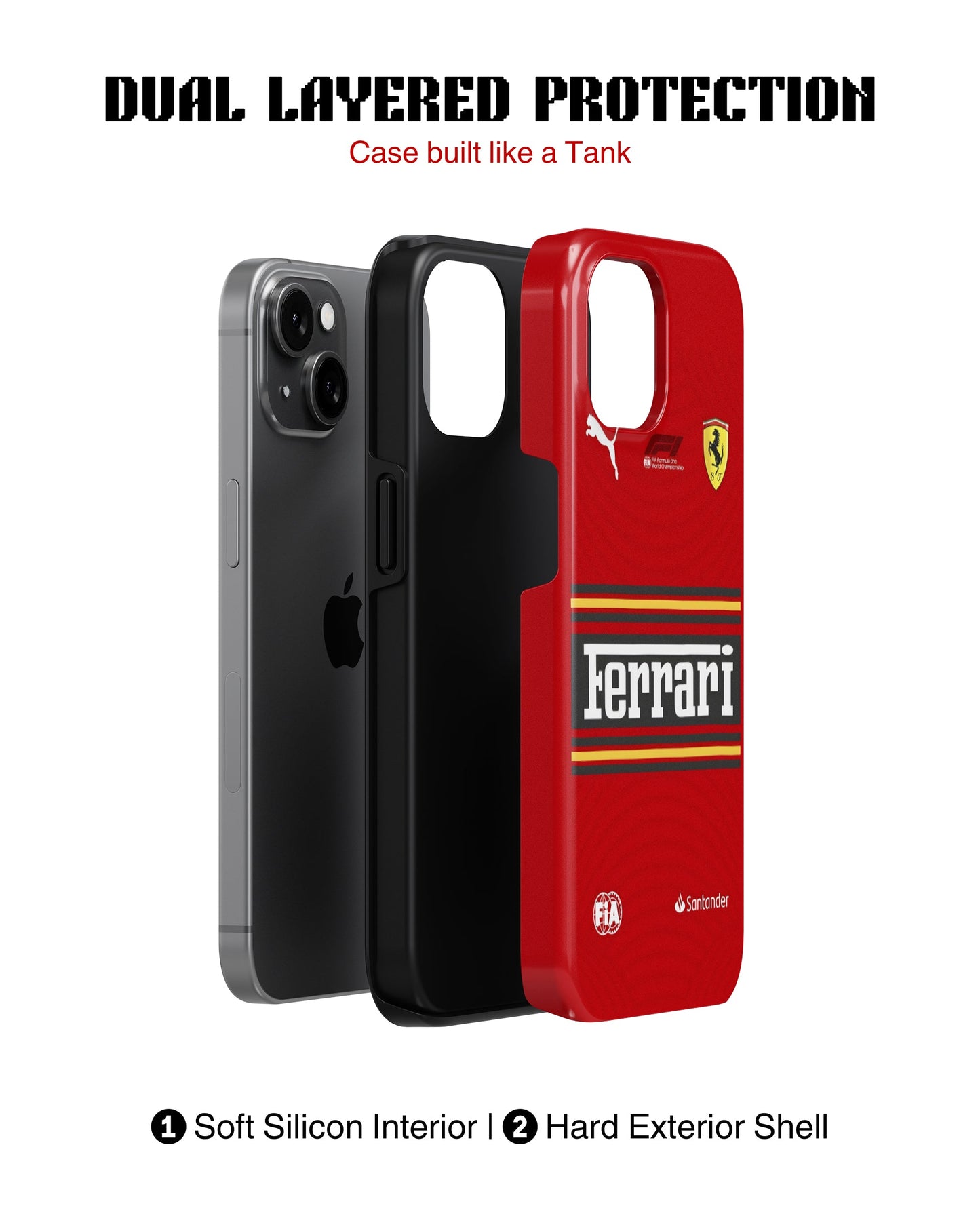 Samsung Galaxy S23 Plus Tank Case | Formula 1 (Ferrari F1)