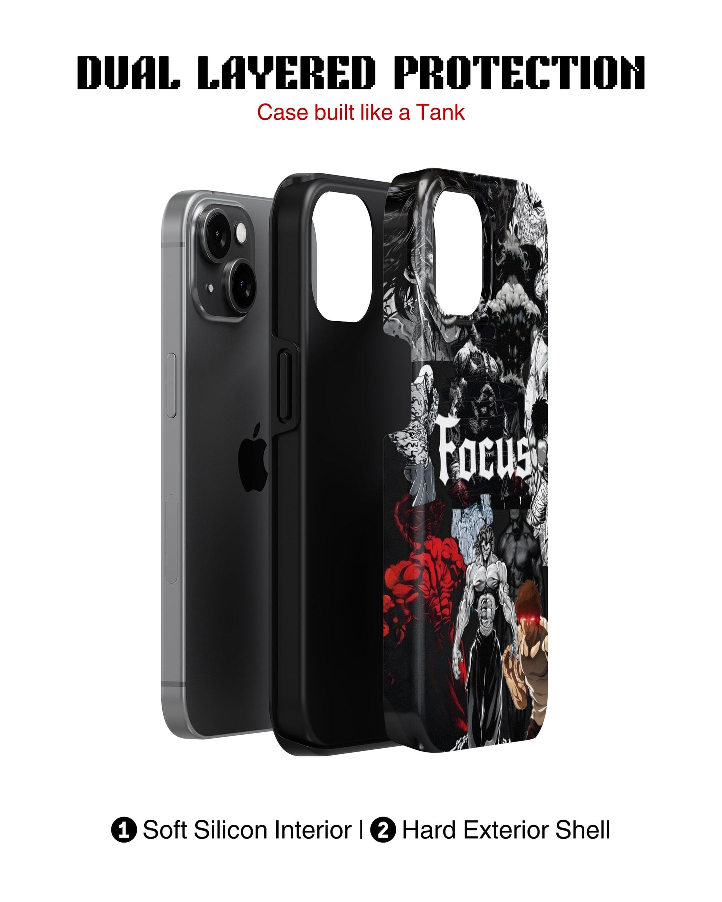iPhone 13 Mini Tank Case | Anime (Focus Mode)